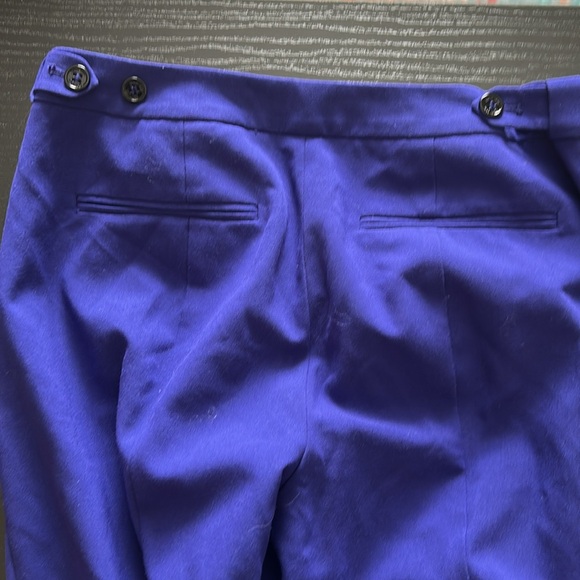 Calvin Klein Highline Women’s Crop Dress Pants High Waisted Size 2 Blue - Picture 5 of 9